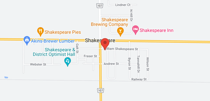 map of 2193 WILLIAM SHAKESPEARE Street